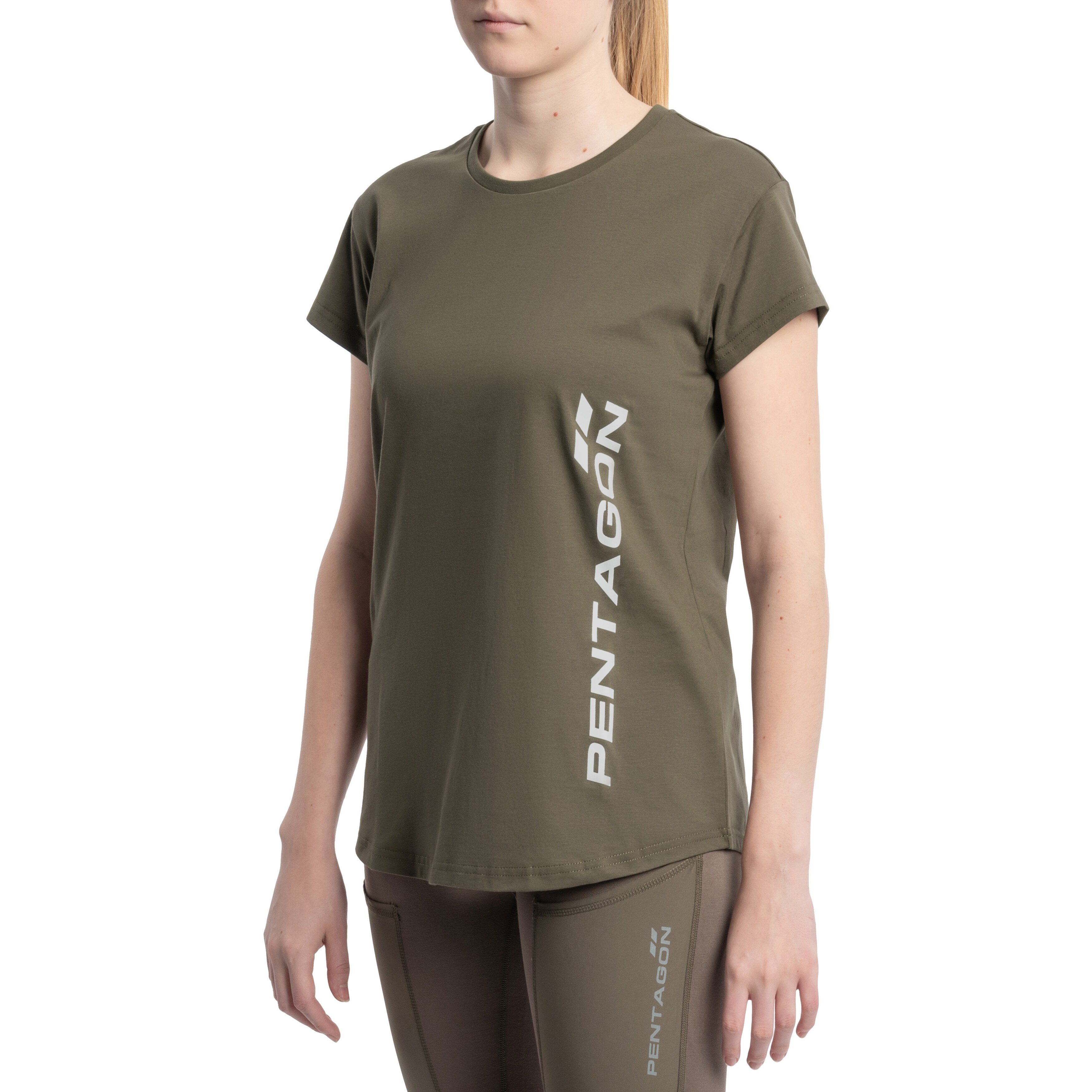 Pentagon Vertical Women's T-shirt - RAL 7013