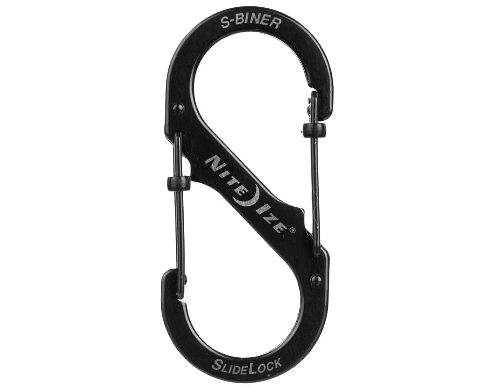 Nite Ize S-Biner 4 SlideLock Black Carabiner