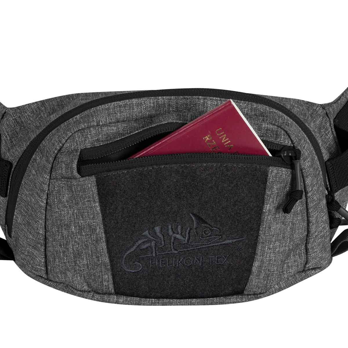 Helikon Possum Hip Bag - Black/Melange Gray