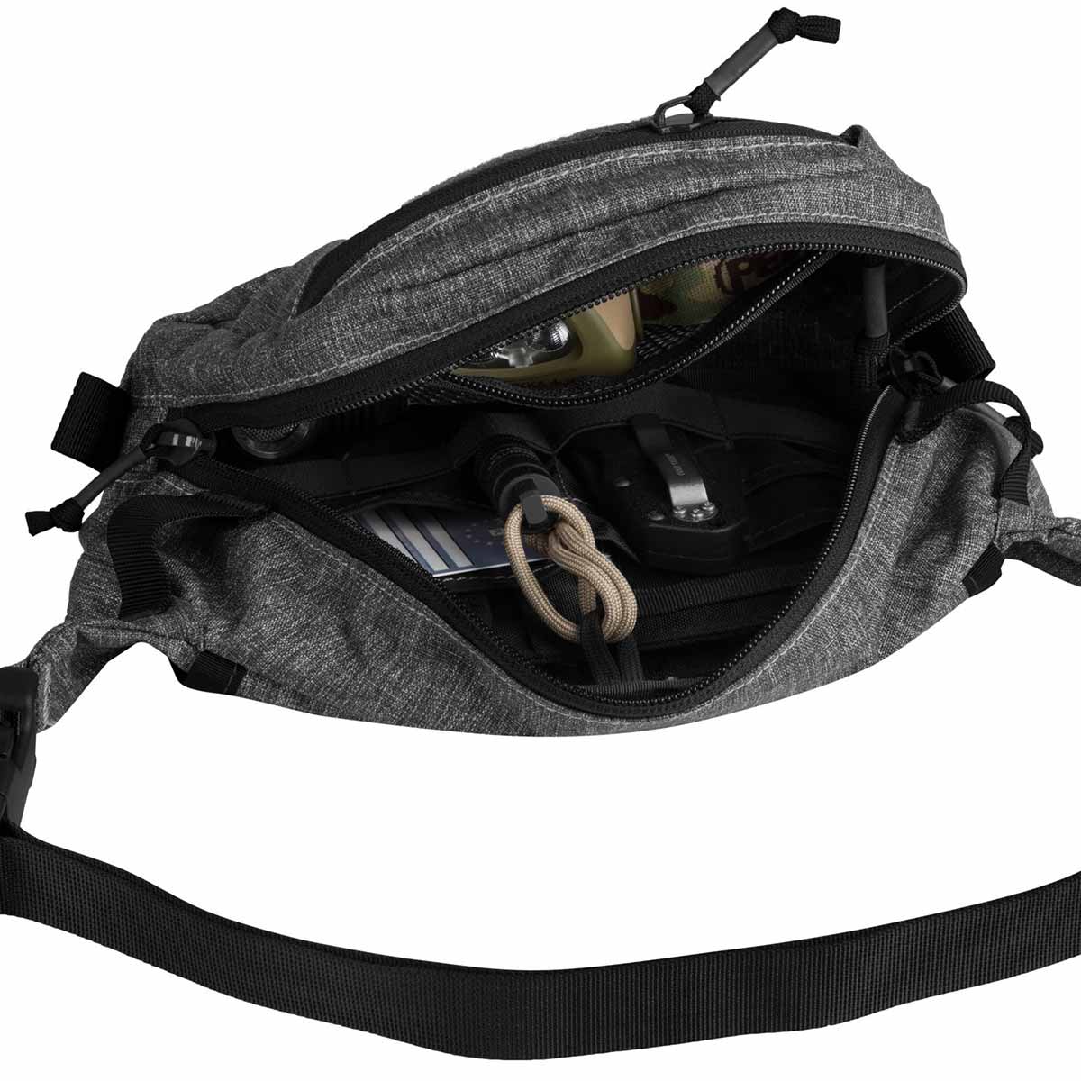 Helikon Possum Hip Bag - Black/Melange Gray