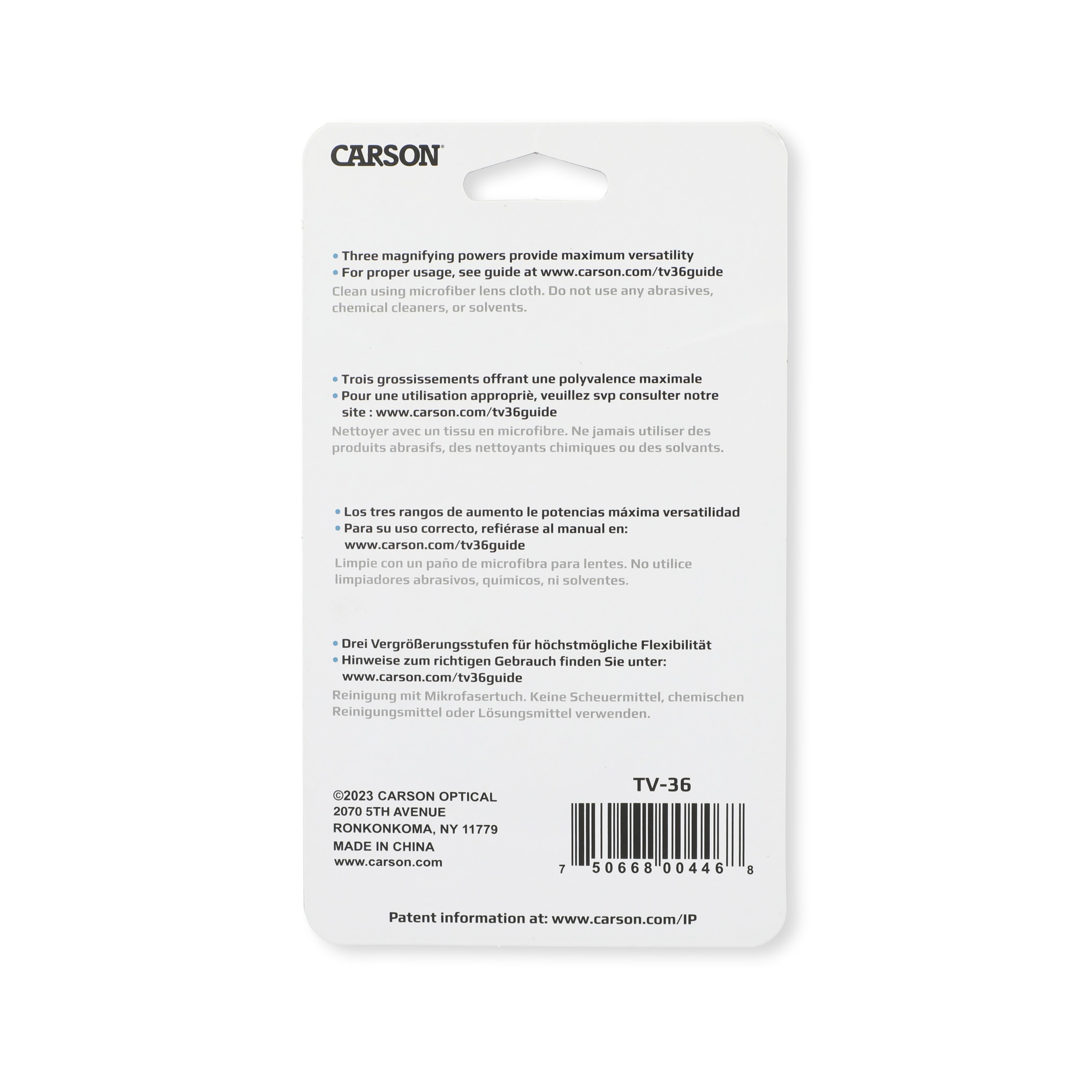 Carson TriView 3x / 5.5x / 8.5x Magnifieng