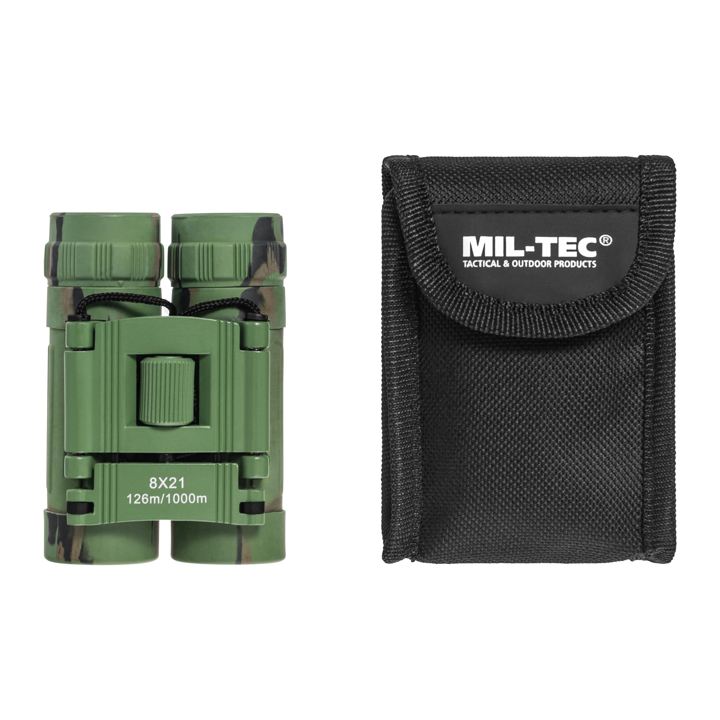 Mil-Tec Mini 8x21 binoculars - camo 