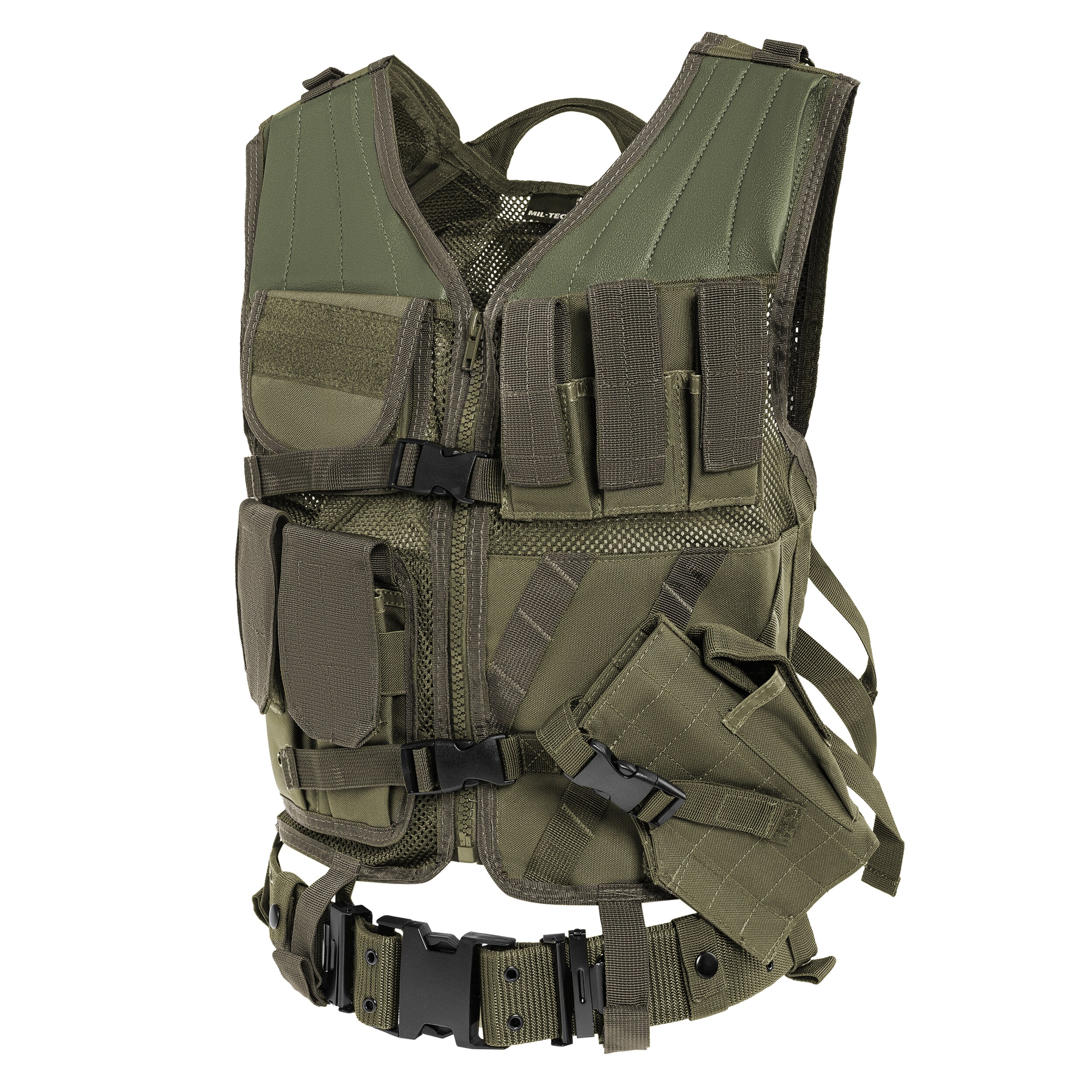 Mil-Tec USMC Tactical Vest - Olive