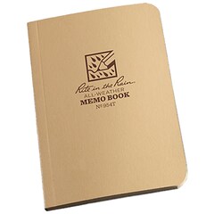 Rite in the Rain 3 1/2x5" All Weather Notebook - Tan