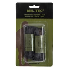 Mil-Tec Polyester Laces 180 cm - Black