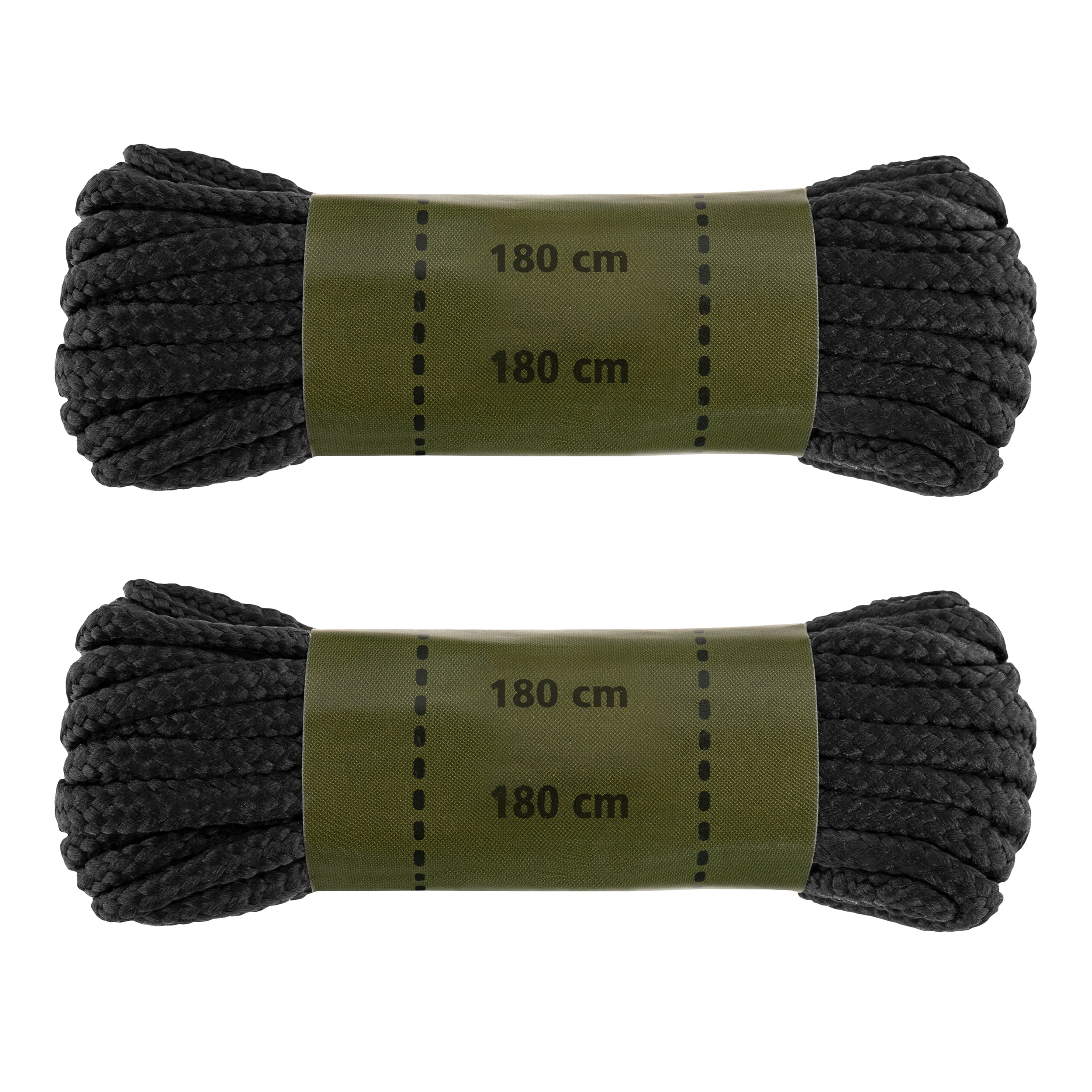 Mil-Tec Polyester Laces 180 cm - Black