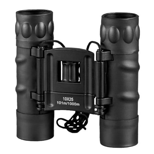 Mil-Tec 10x25 Gen II Compact Binoculars - Black