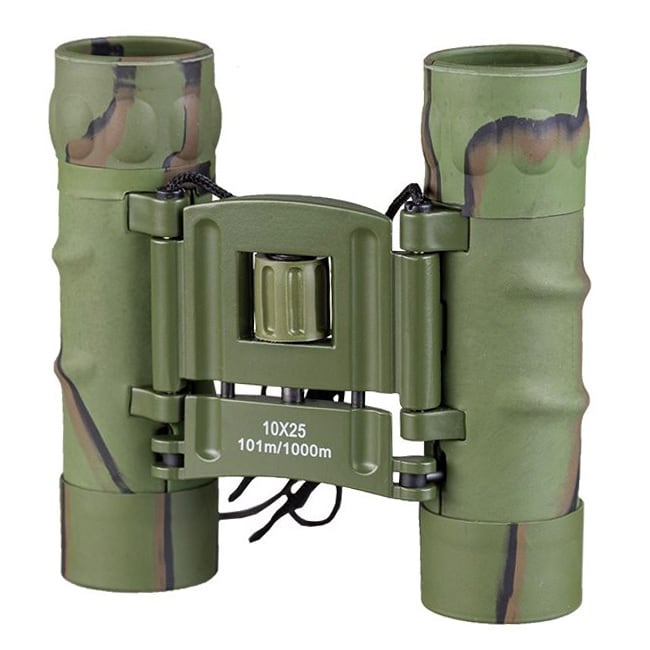 Mil-Tec 10x25 Gen II Compact Binoculars - Camo