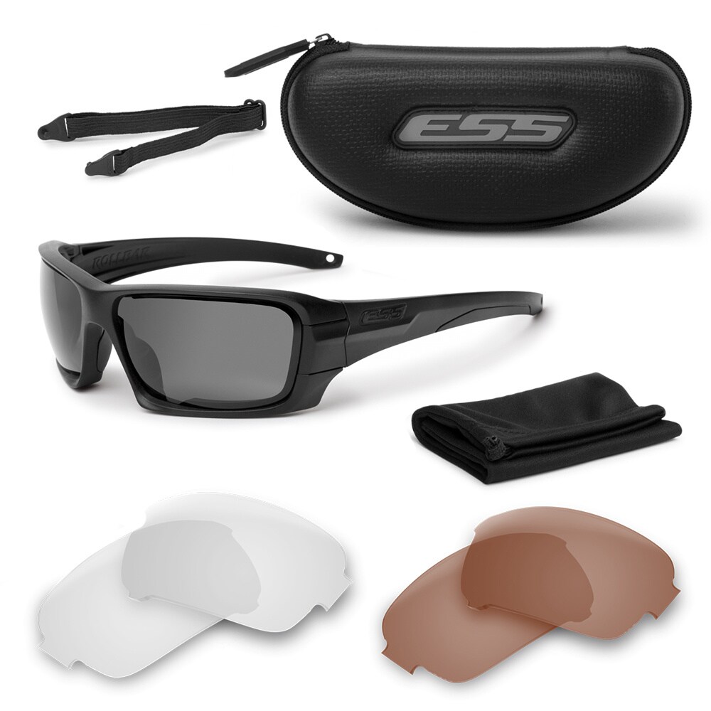 ESS Rollbar tactical glasses - Subdued Logo Eyewear Kit