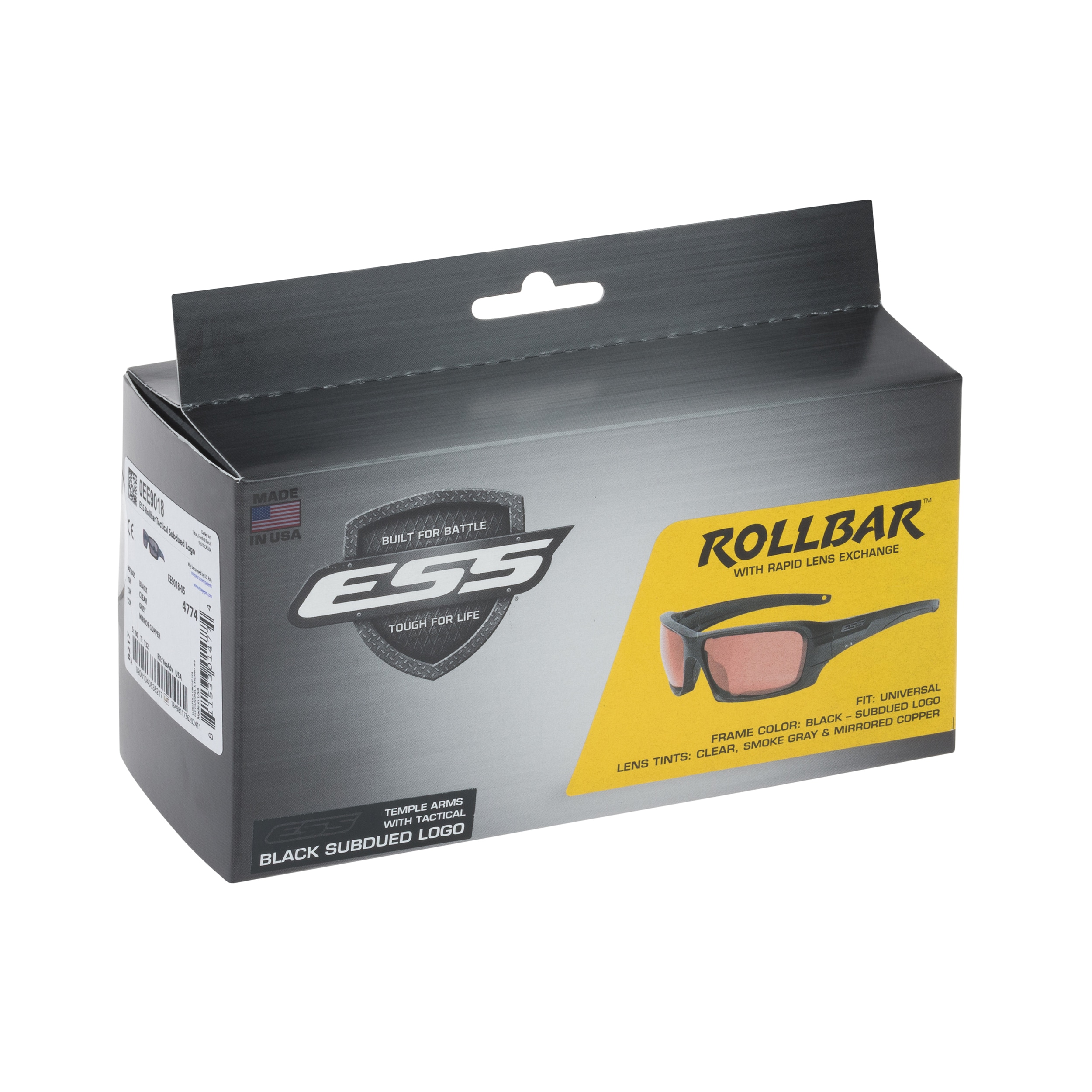 ESS Rollbar tactical glasses - Subdued Logo Eyewear Kit