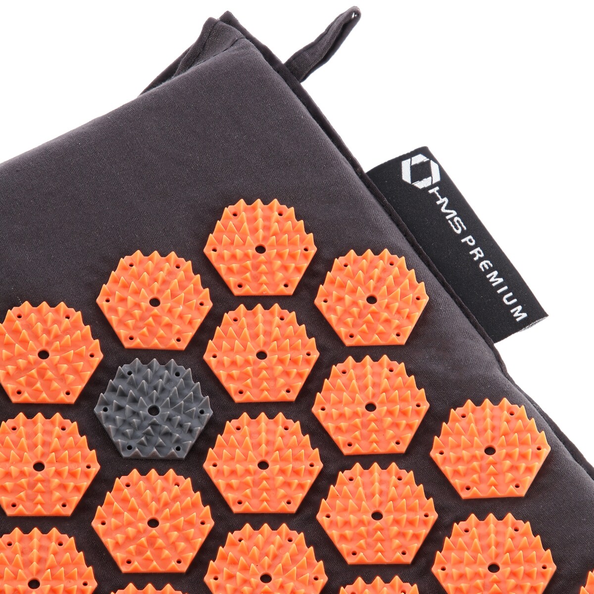 HMS Premium AKM01 Acupressure Mat with cushion - black/orange