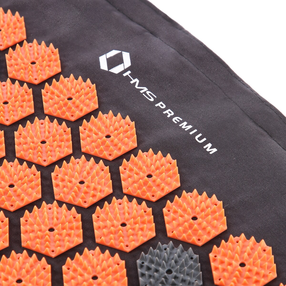 HMS Premium AKM01 Acupressure Mat with cushion - black/orange