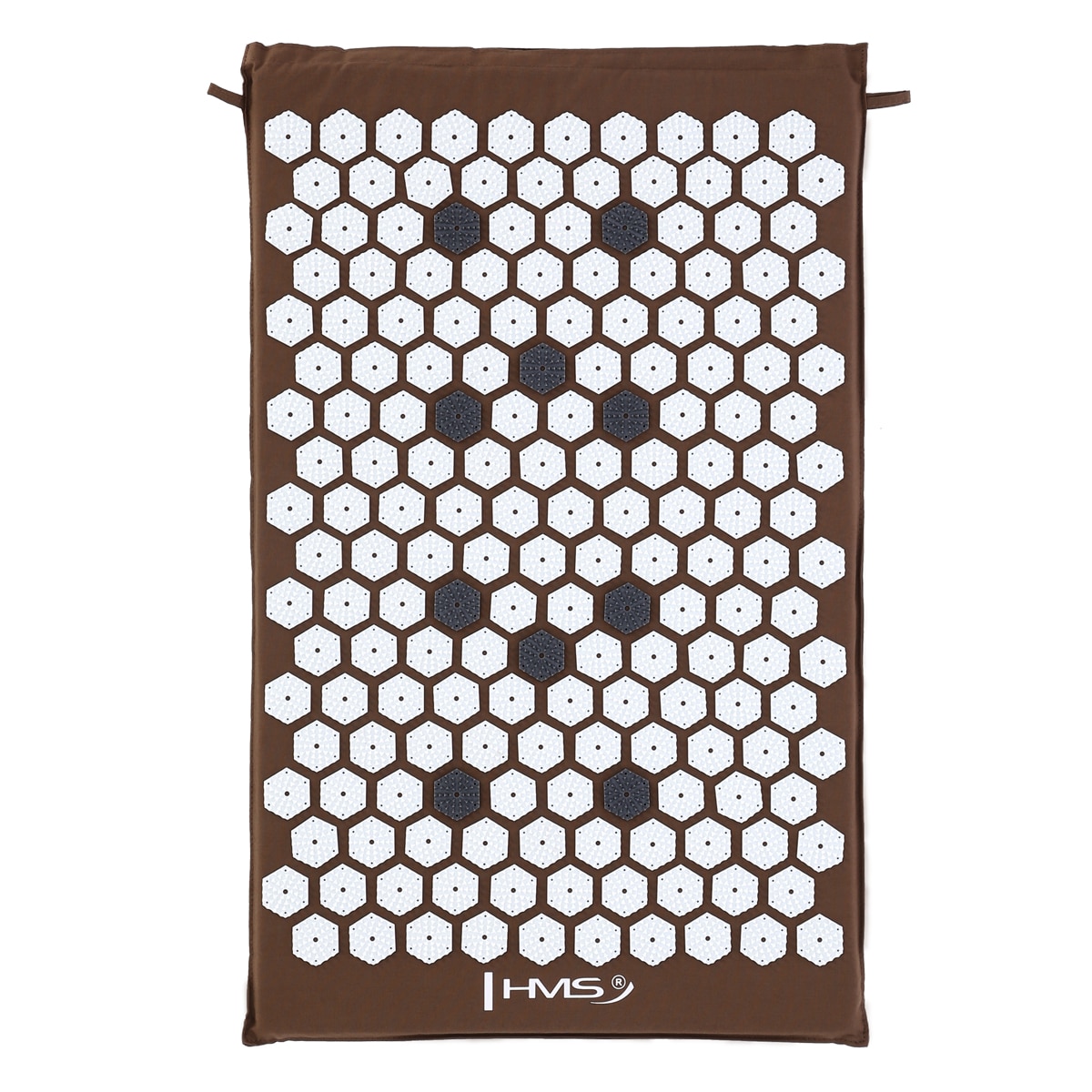 HMS Premium AKM01 Acupressure Mat with cushion - brown/white