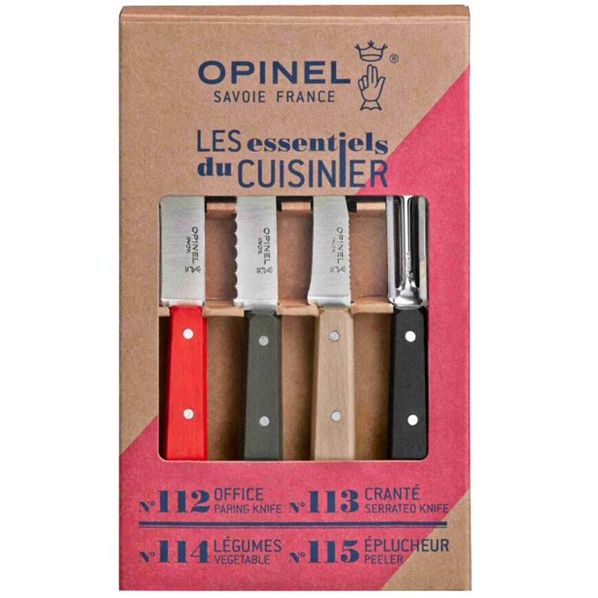 Opinel Essentials Loft Box Kitchen Knives Set