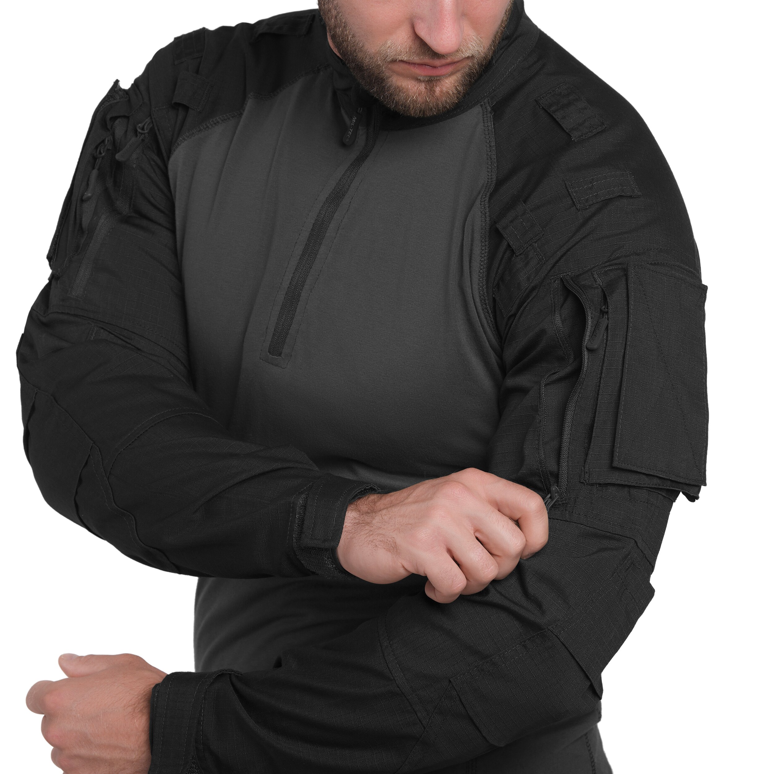 Mil-Tec Tactical Field Sweatshirt 2.0 - Black 