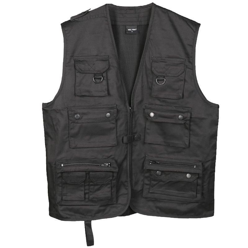 Mil-Tec Hunt & Fishing Vest - Black