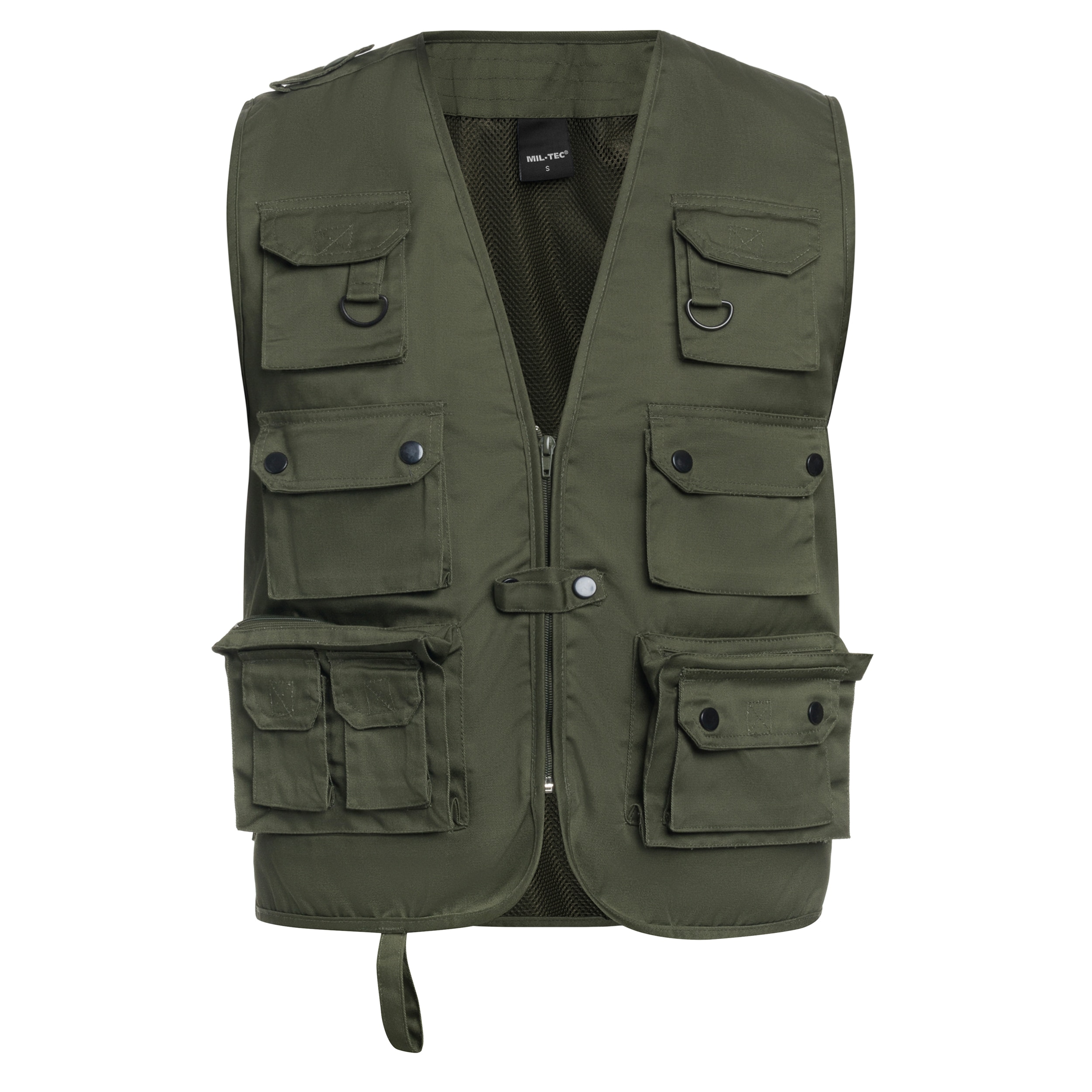 Mil-Tec Hunt & Fishing Mesh Vest - Olive