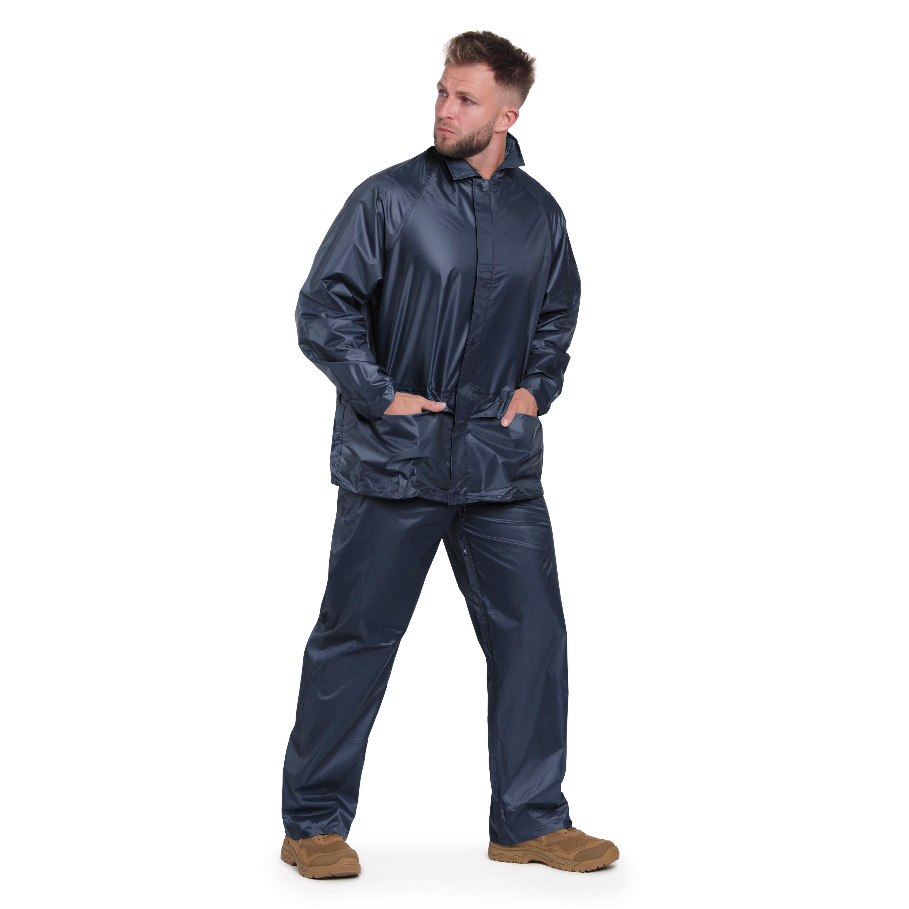 Mil-Tec Rainproof Set Jacket + Pants - Dark Blue