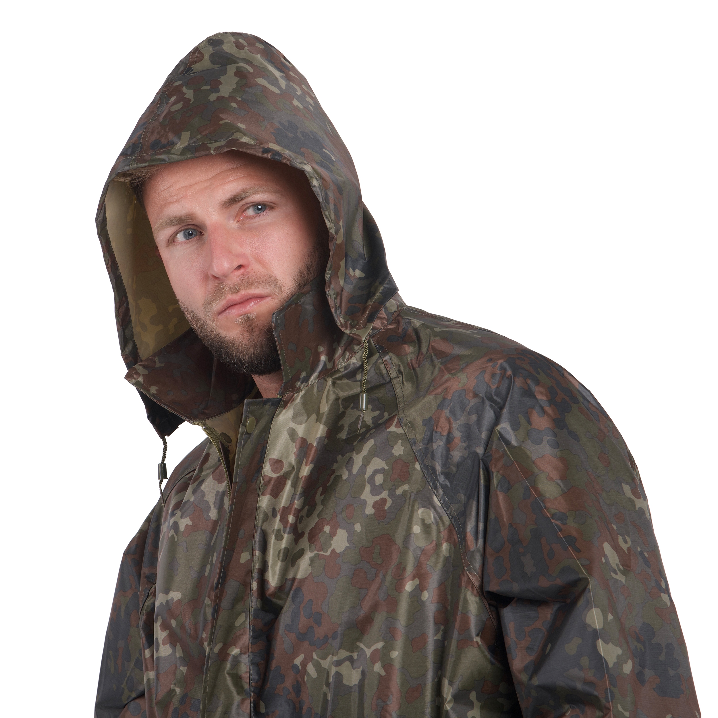 Mil-Tec rainproof set jacket + pants - Flecktarn