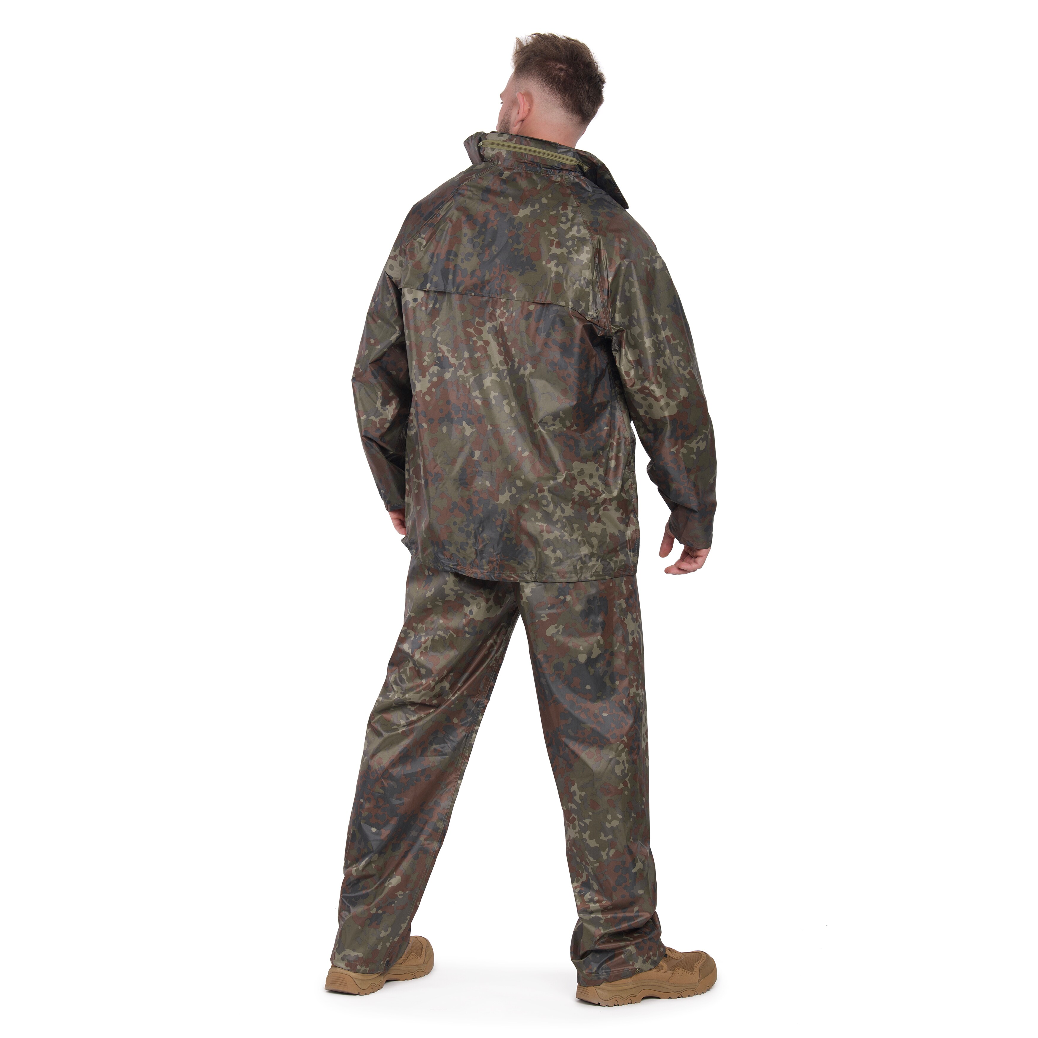 Mil-Tec rainproof set jacket + pants - Flecktarn