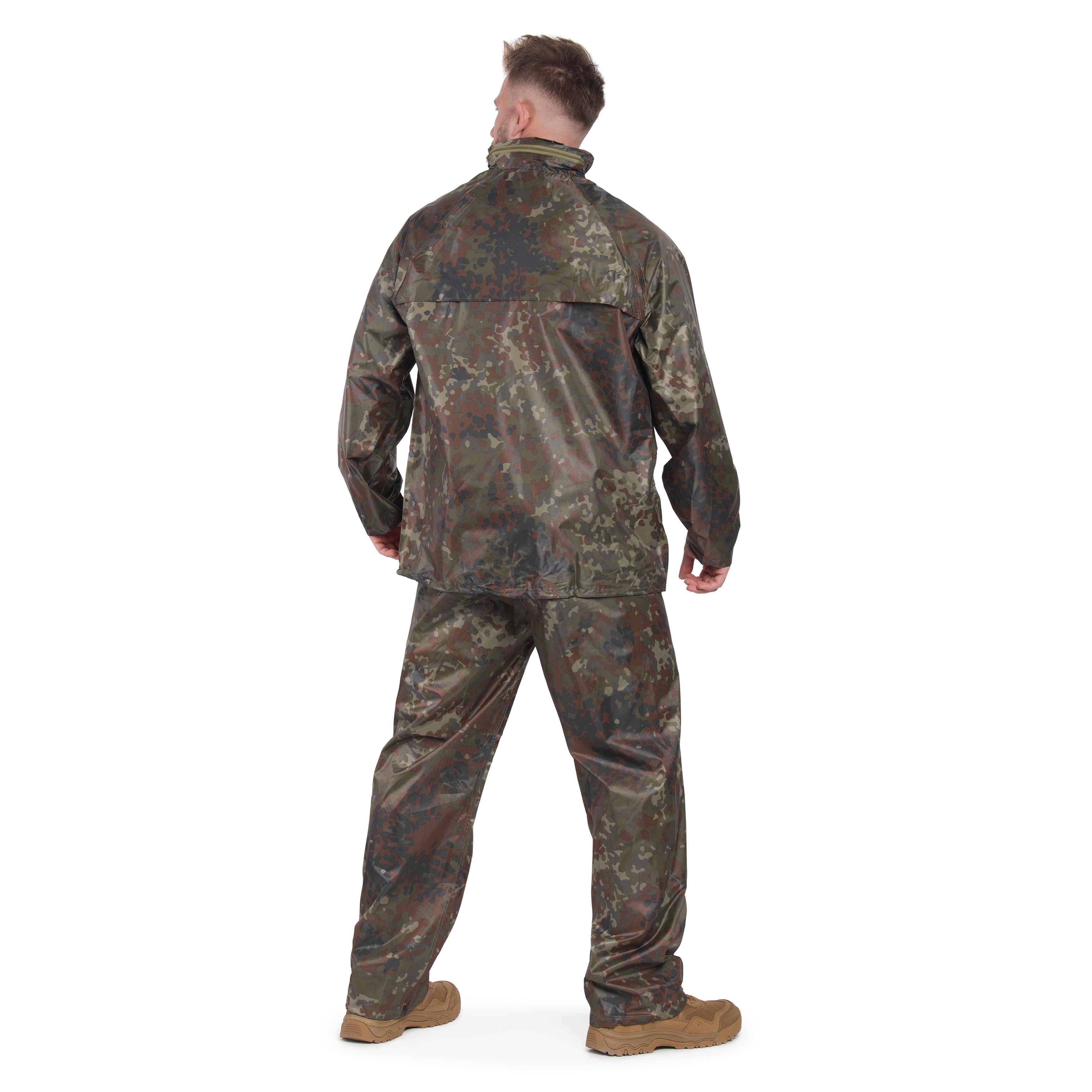 Mil-Tec rainproof set jacket + pants - Flecktarn