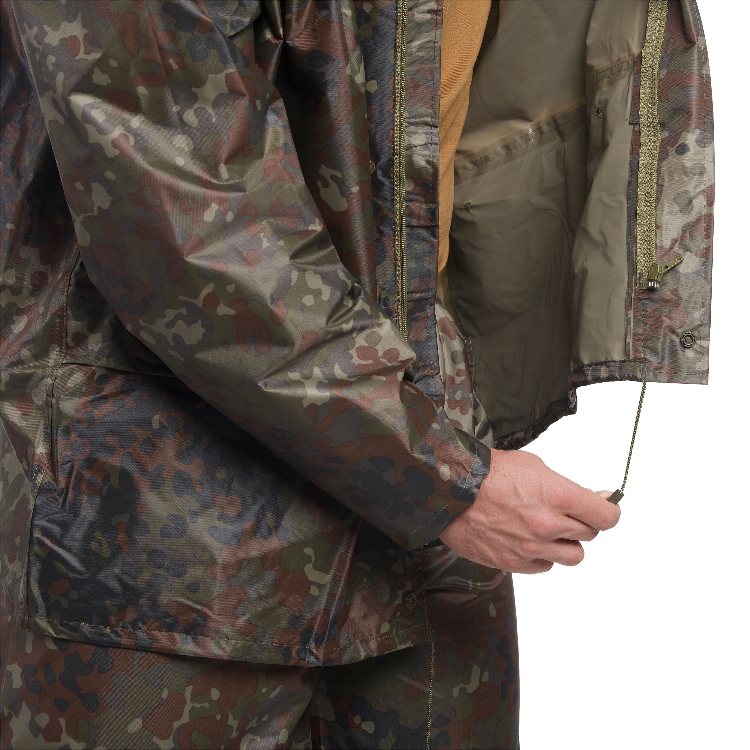 Mil-Tec rainproof set jacket + pants - Flecktarn