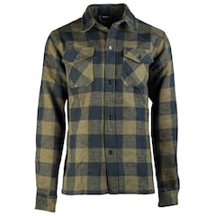 Mil-Tec Flannel Shirt Longsleeve - Black/Olive