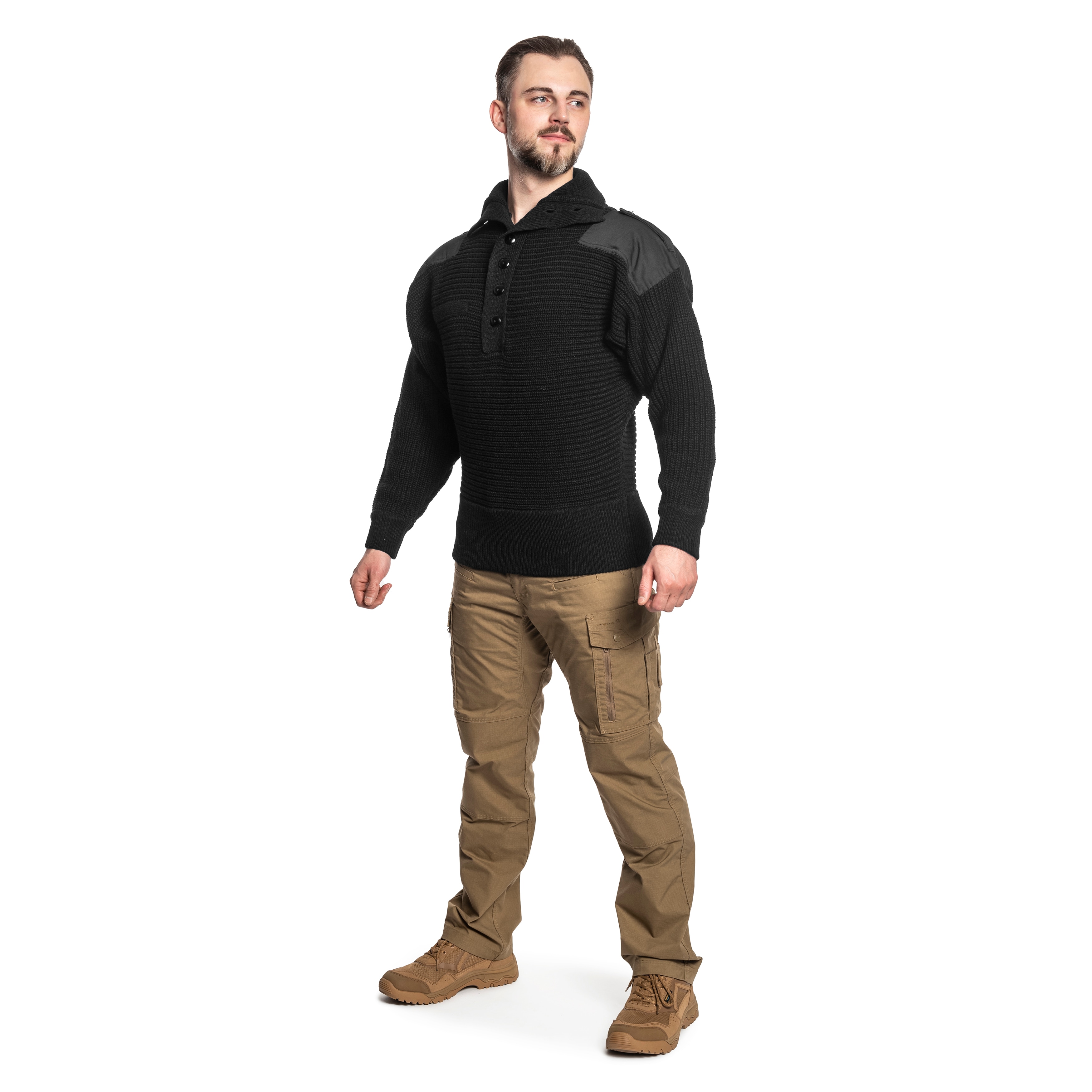 Mil-Tec Austrian Alpin Sweater - Black