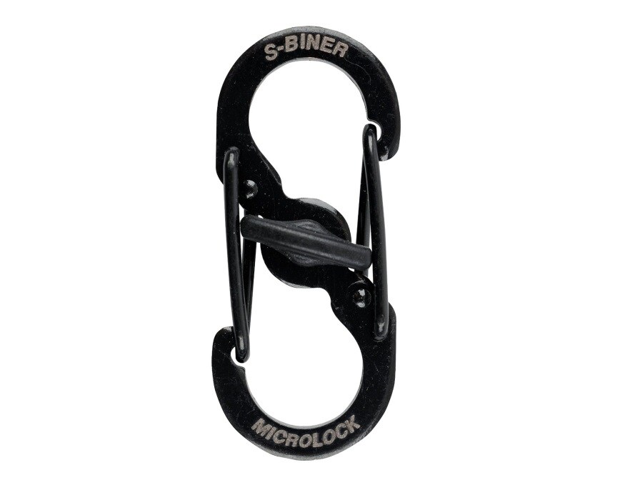 Nite Ize S-Biner MicroLock Black Carabiner - 2 pcs.