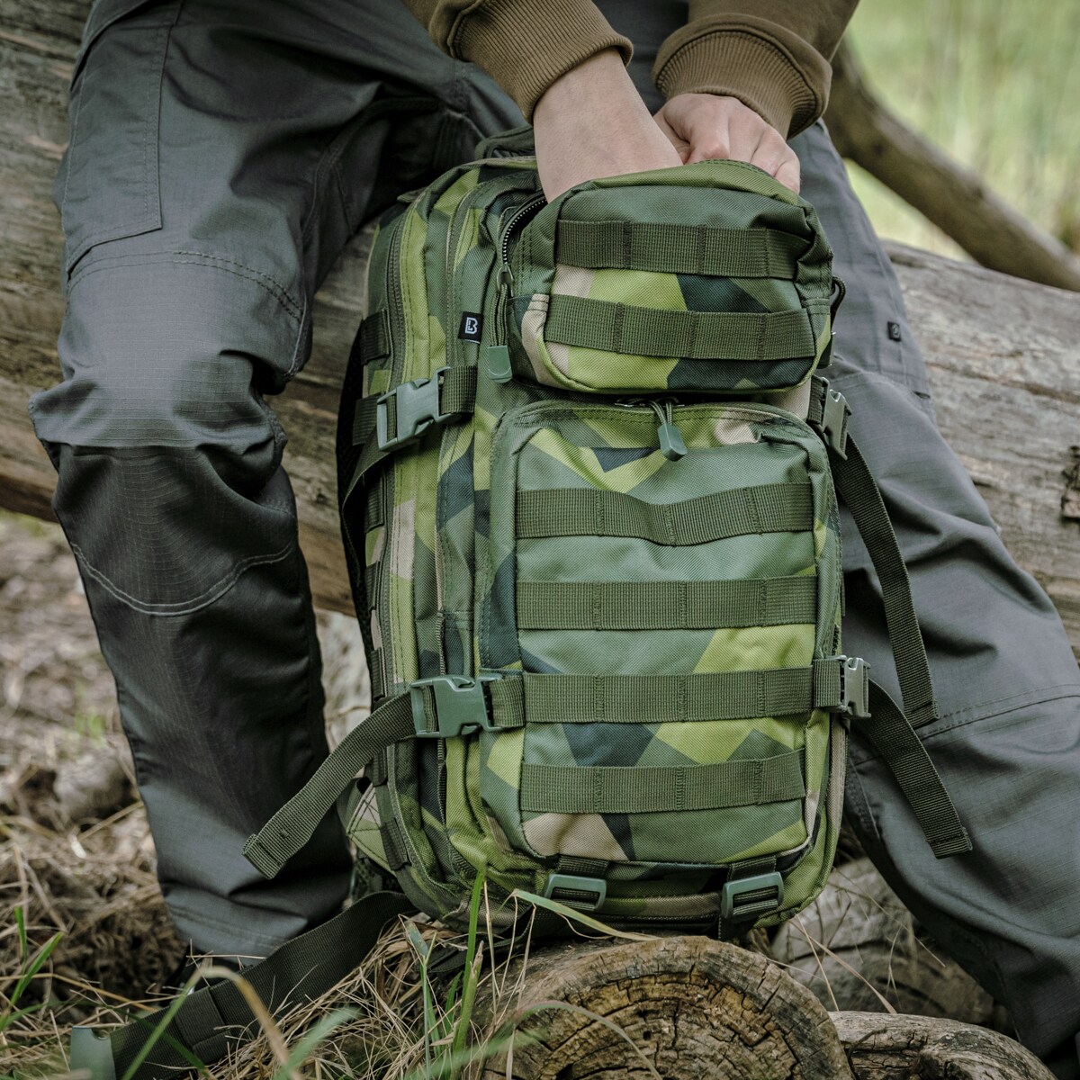 Brandit US Cooper 25 l Backpack Swedish Camo