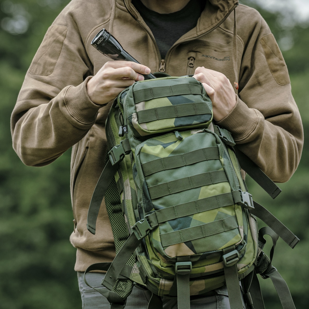 Brandit US Cooper 25 l Backpack Swedish Camo