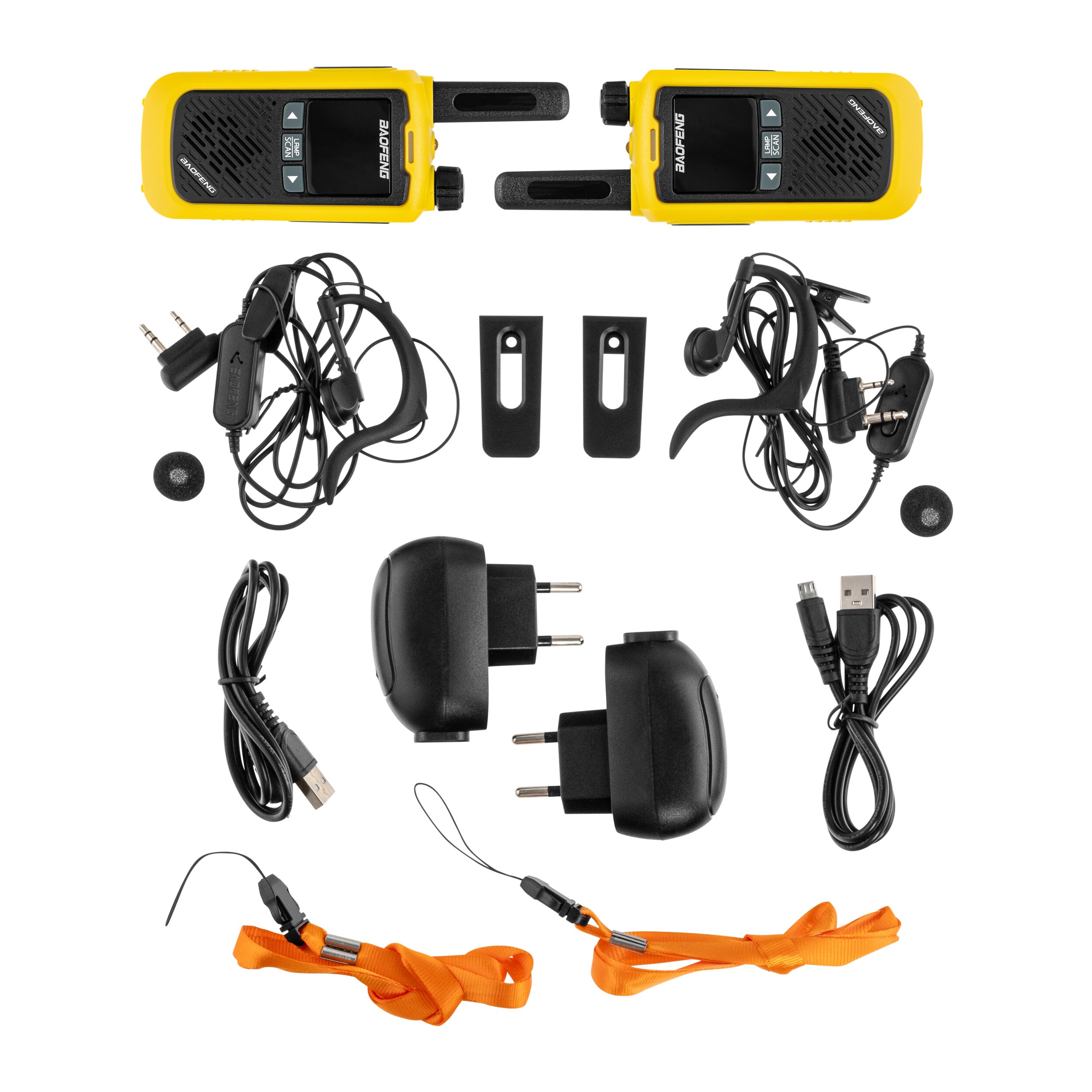 Baofeng BF-T17 Radio Yellow - 2 pcs.
