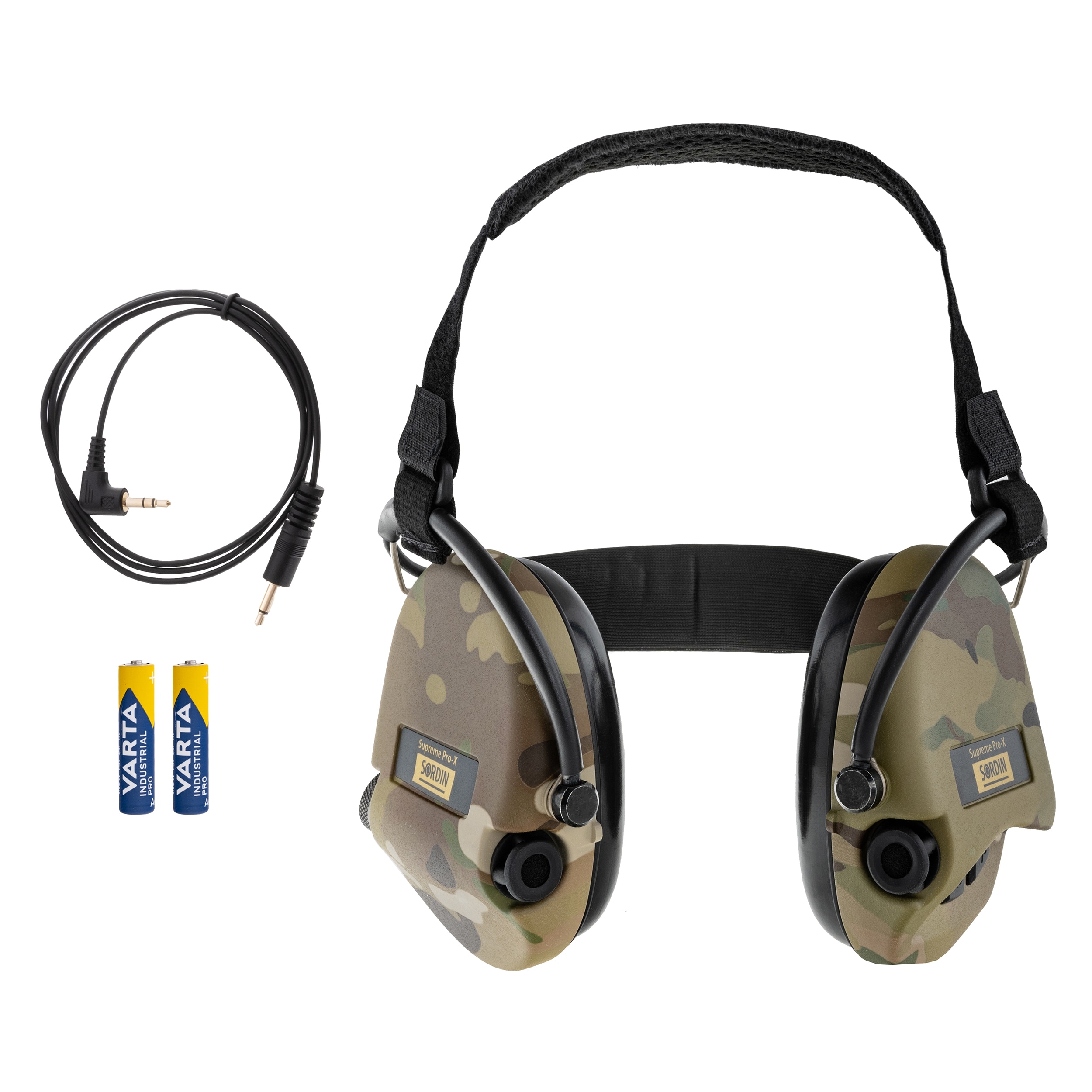 Sordin Supreme Pro-X Neckband Active Hearing Protectors - MultiCam