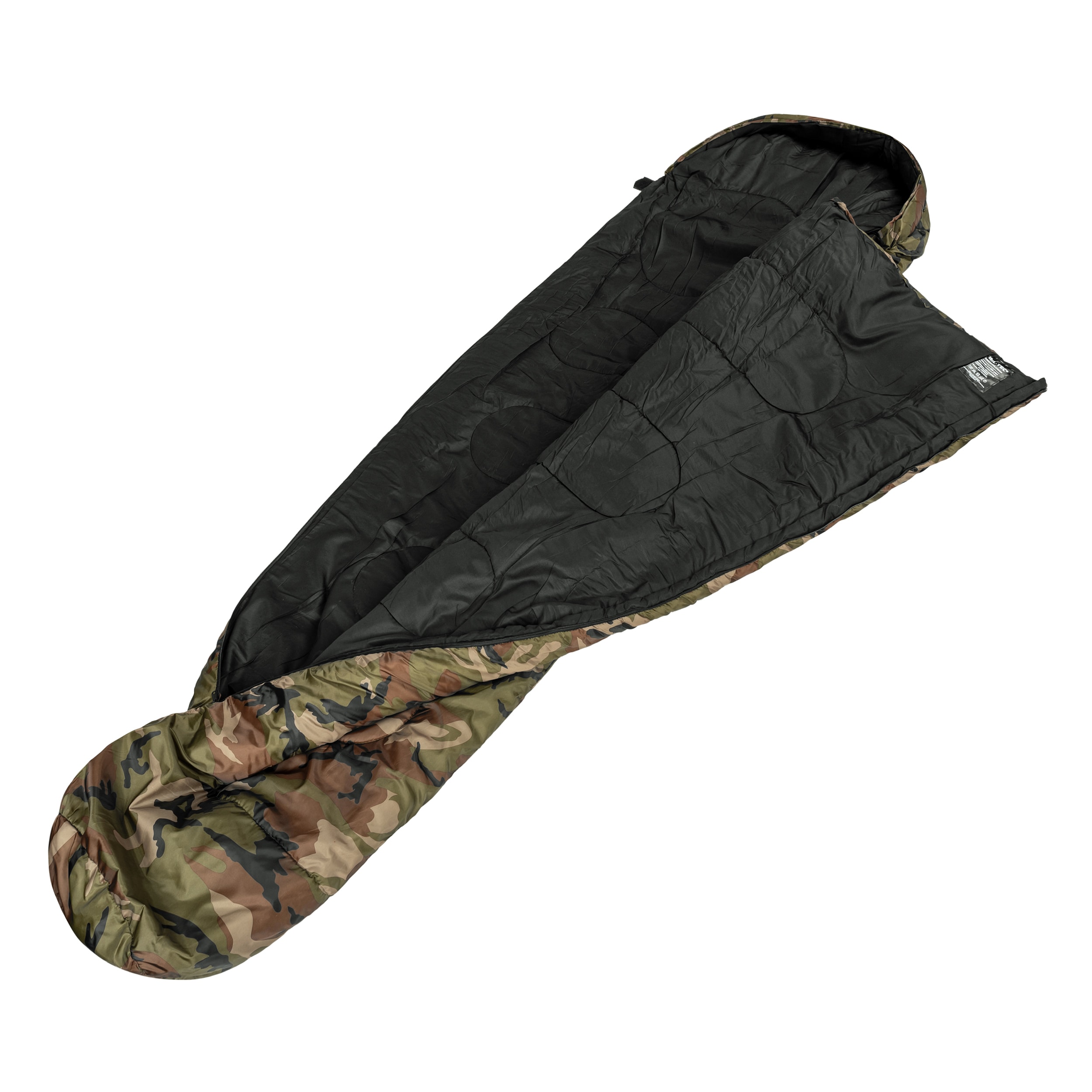 Mil-tec Mummy 500 g Sleeping Bag - Woodland