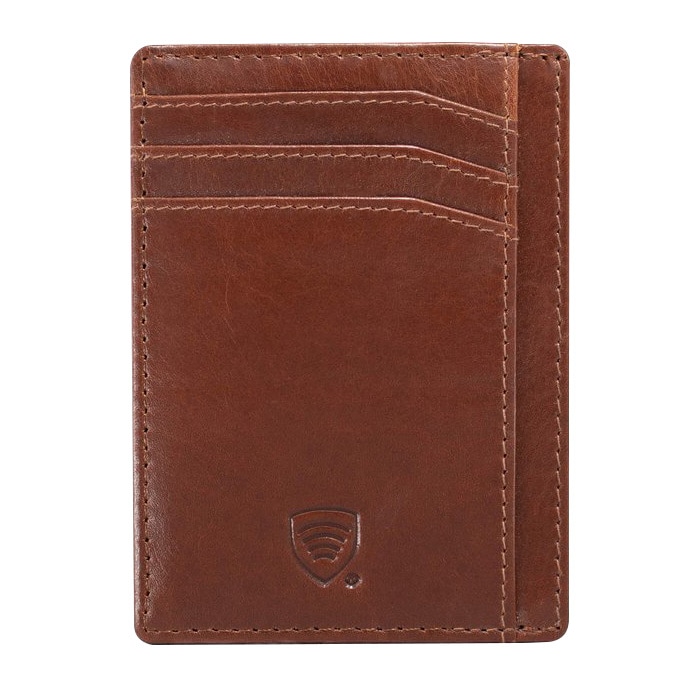 Koruma leather RFID card holder KUK63TOBR - brown