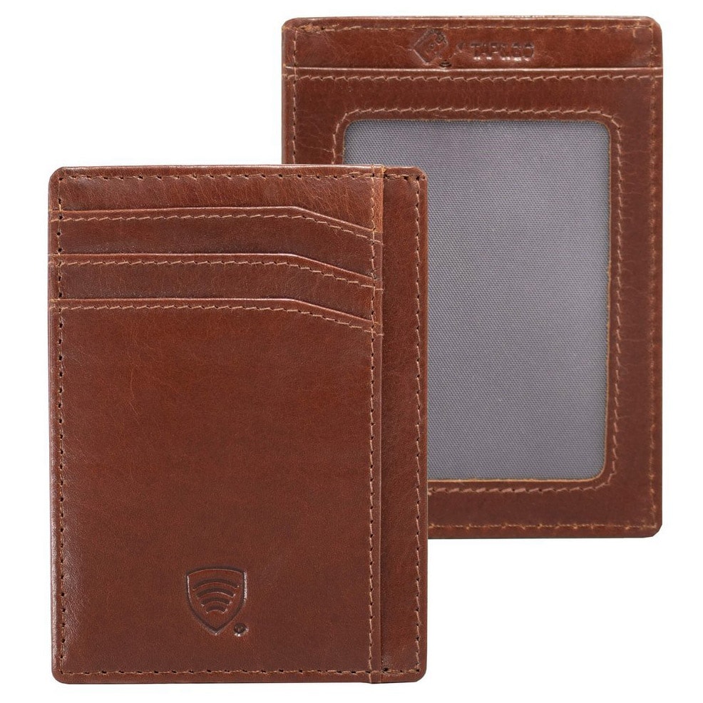 Koruma leather RFID card holder KUK63TOBR - brown