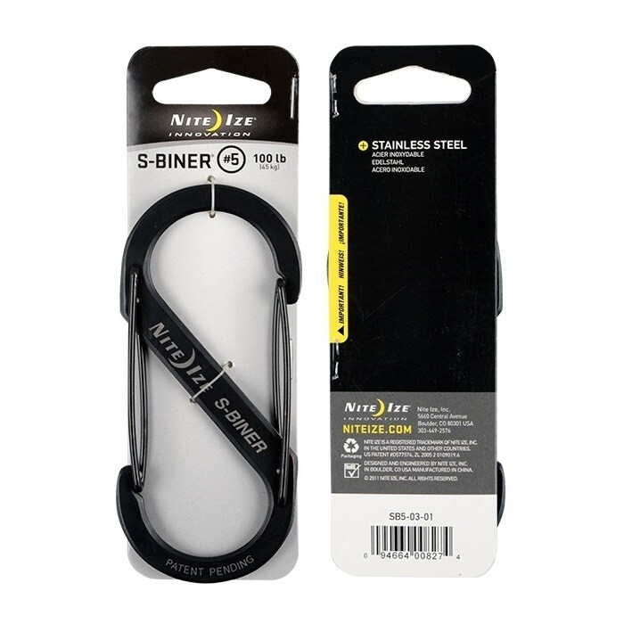 Nite Ize S-Biner #5 - Black