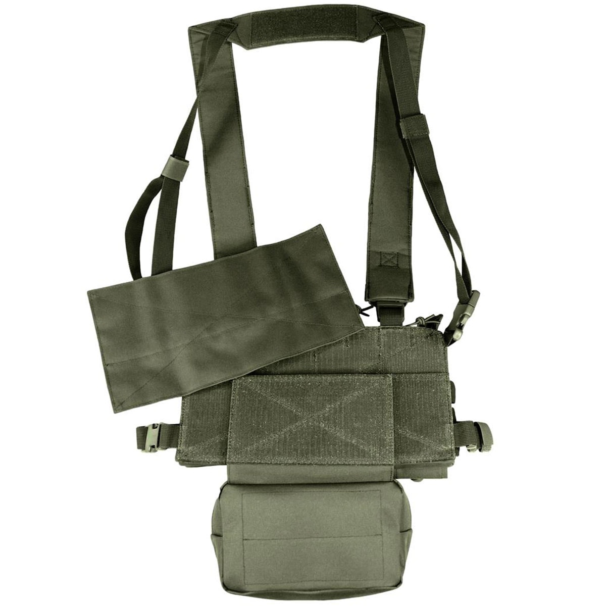 Camo Military Gear Storm Chest Rig - Olive