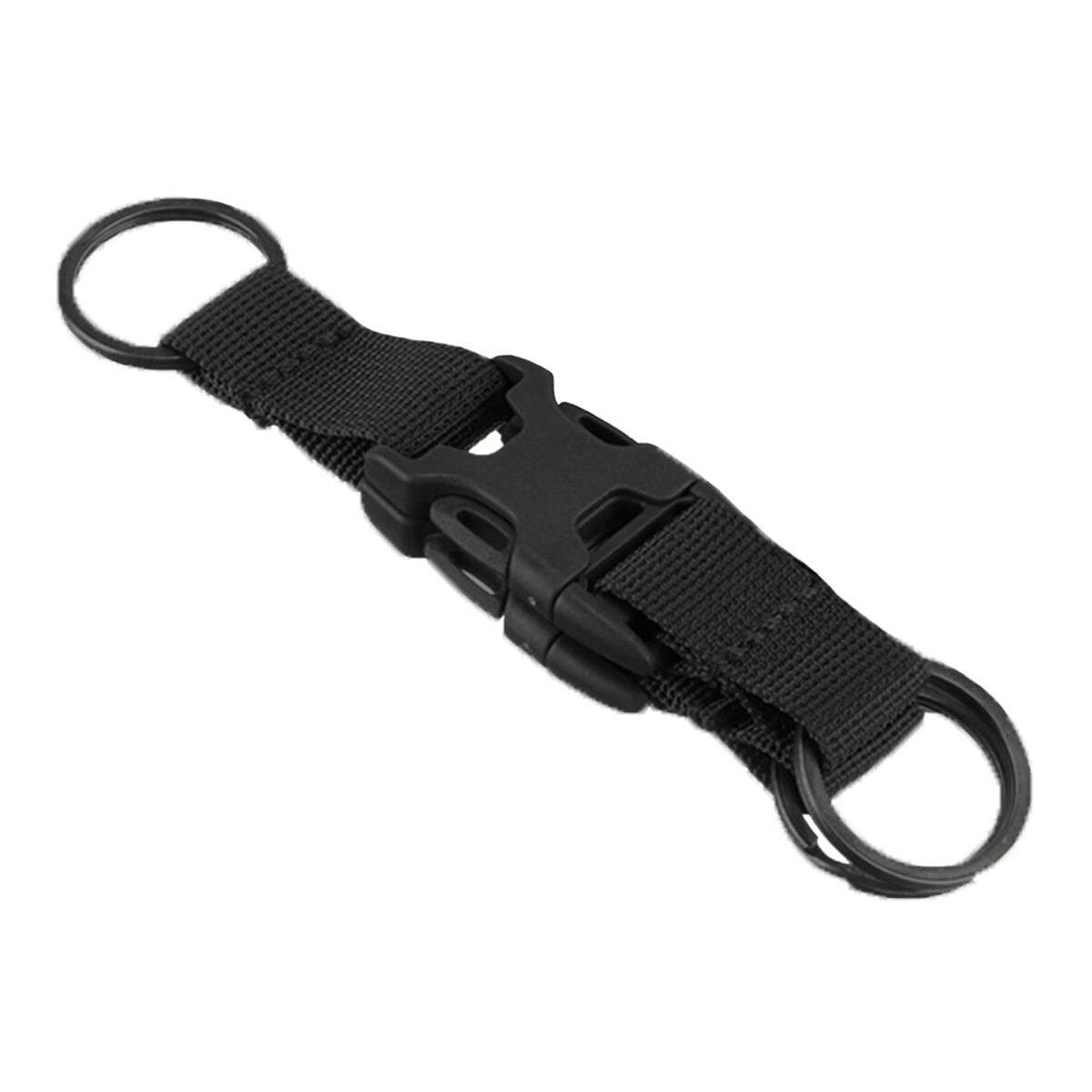 Camo Military Gear KC3 Keychain - Black