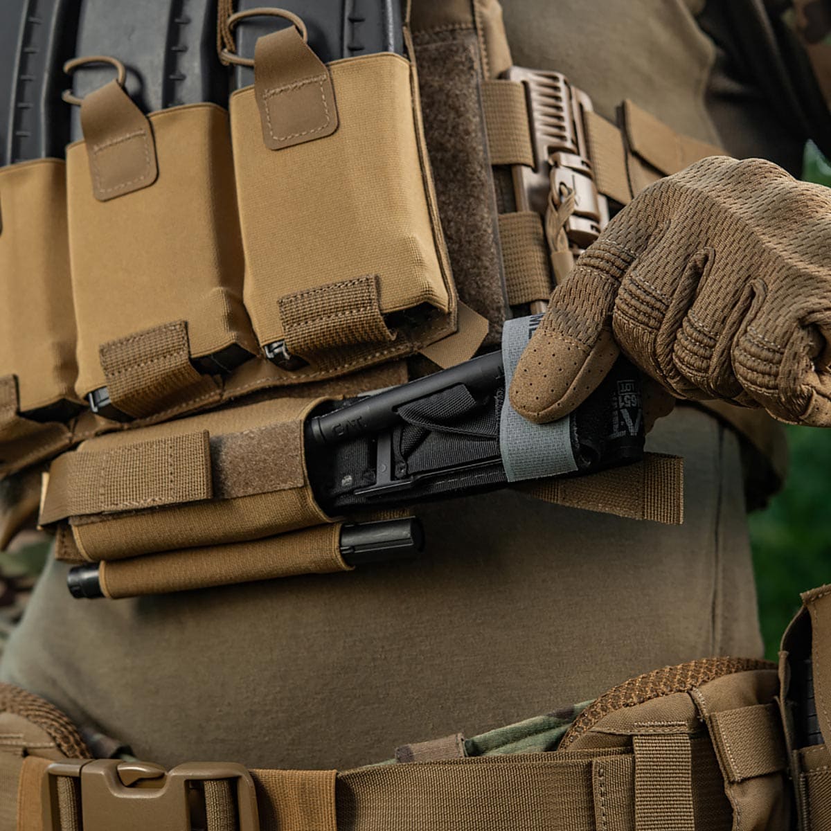 M-Tac Velcro cargo pouch for Gen. 5 flexible stasis - Coyote