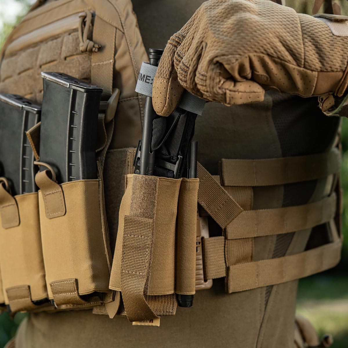 M-Tac Velcro cargo pouch for Gen. 5 flexible stasis - Coyote