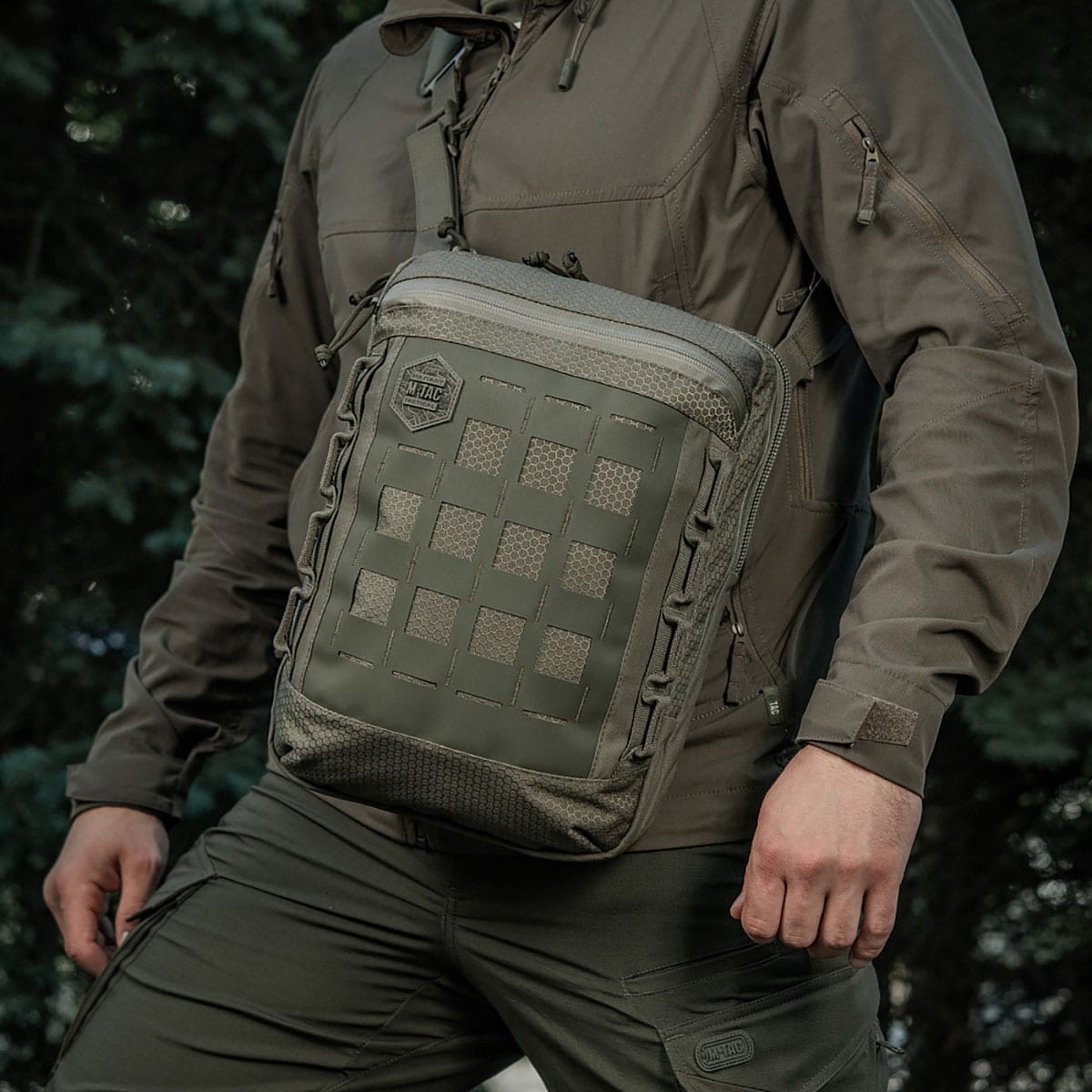 M-Tac Laser Cut Hex Bag - Ranger Green