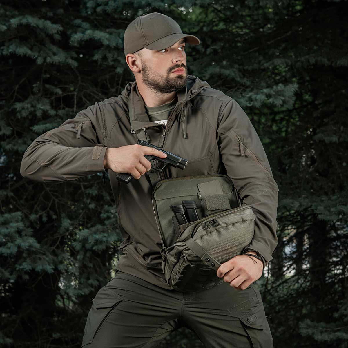 M-Tac Laser Cut Hex Bag - Ranger Green