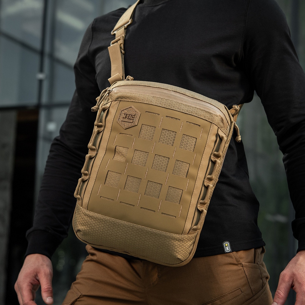 M-Tac Laser Cut Hex Bag - Coyote