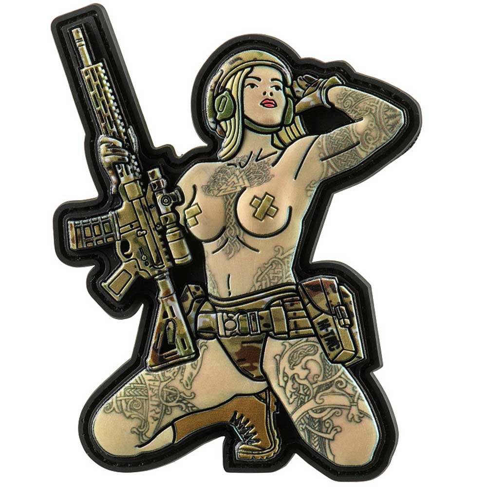 M-Tac Tactical Girl No.1 Skandinavik PVC Patch - MultiCam