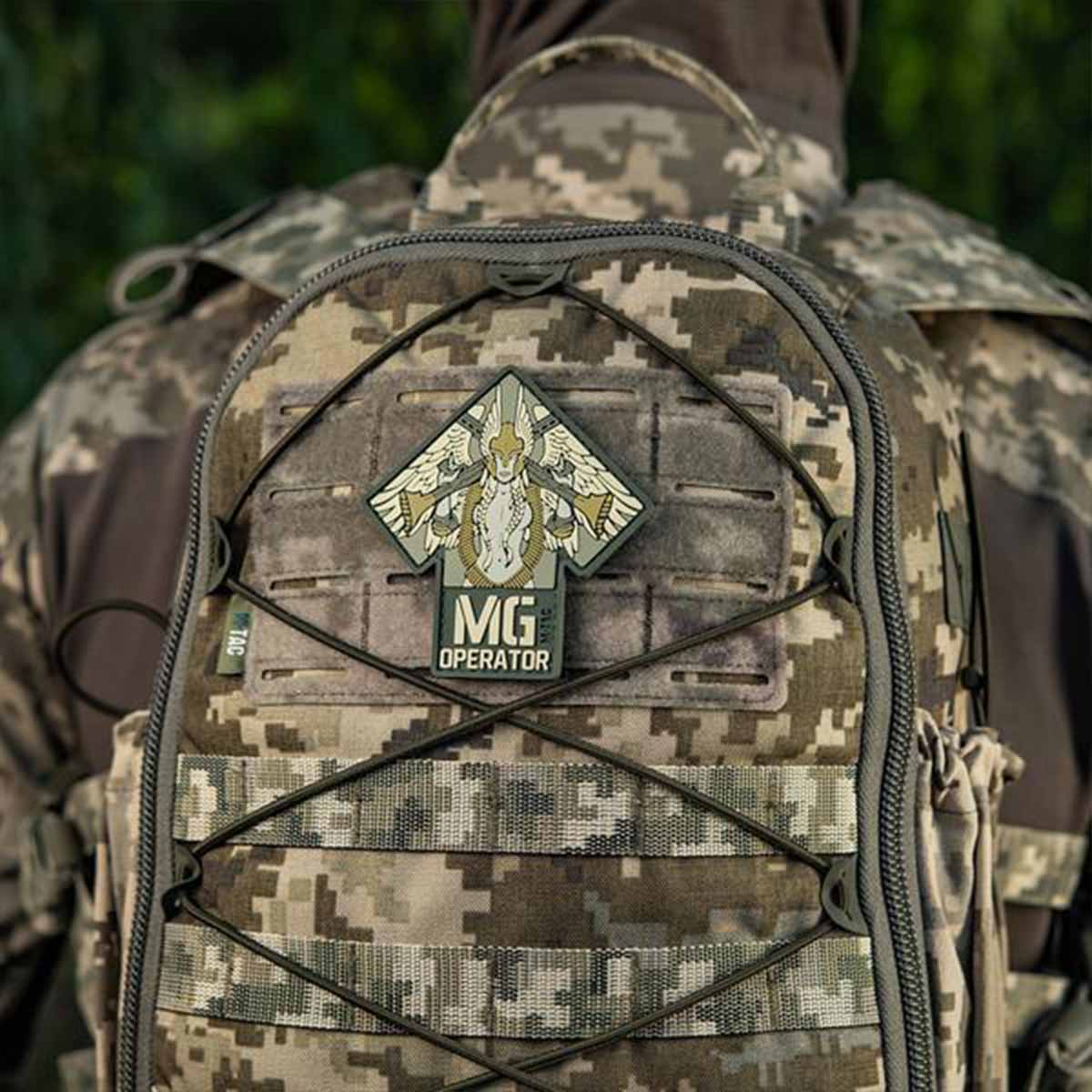 M-Tac MG Operator 3D PVC patch - Olive