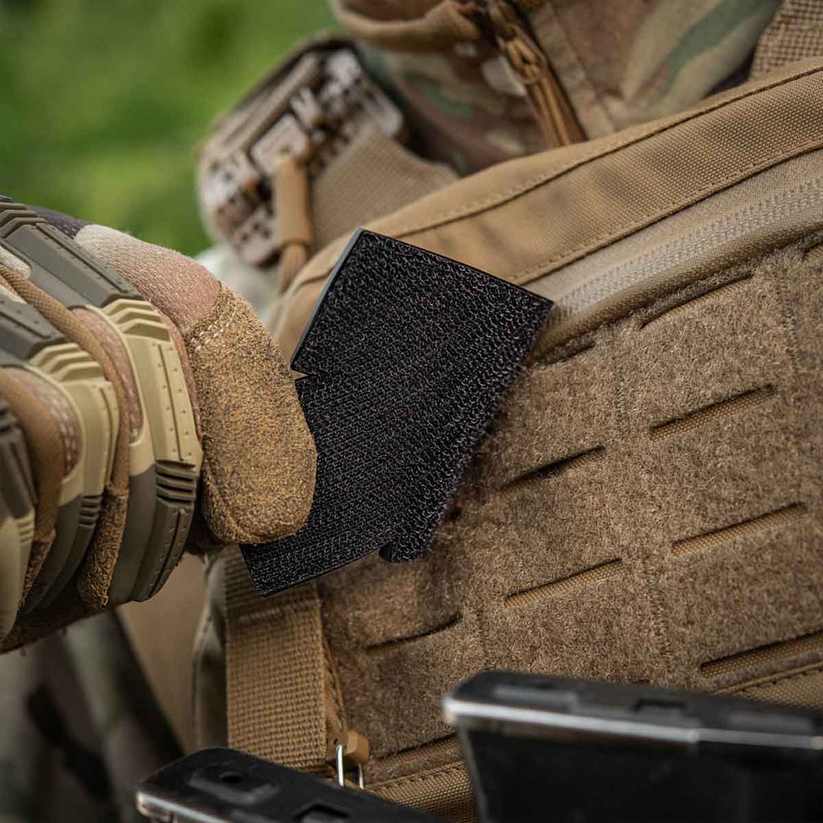 M-Tac MG Operator PVC patch - Black/Coyote