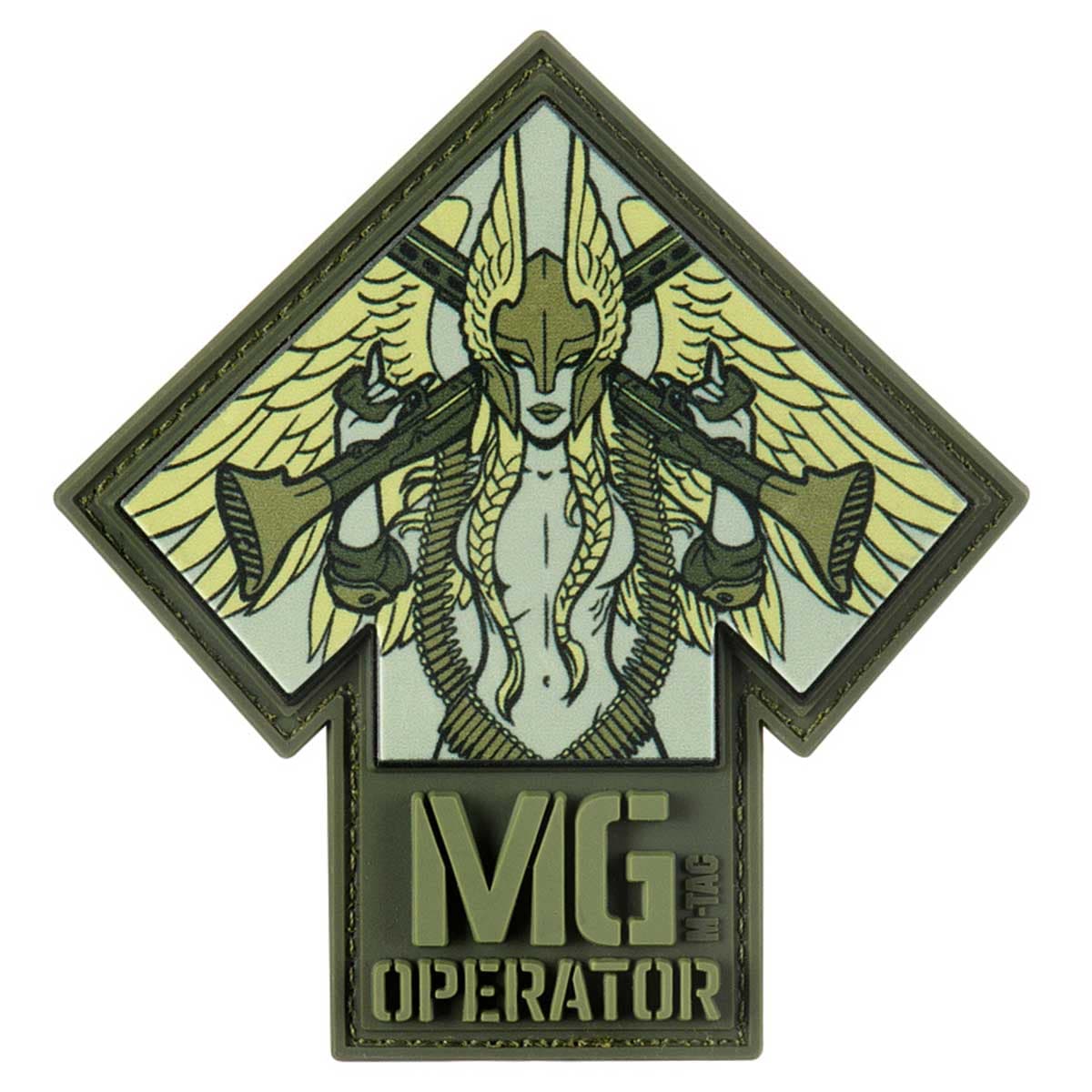 M-Tac MG Operator PVC patch - Ranger Green