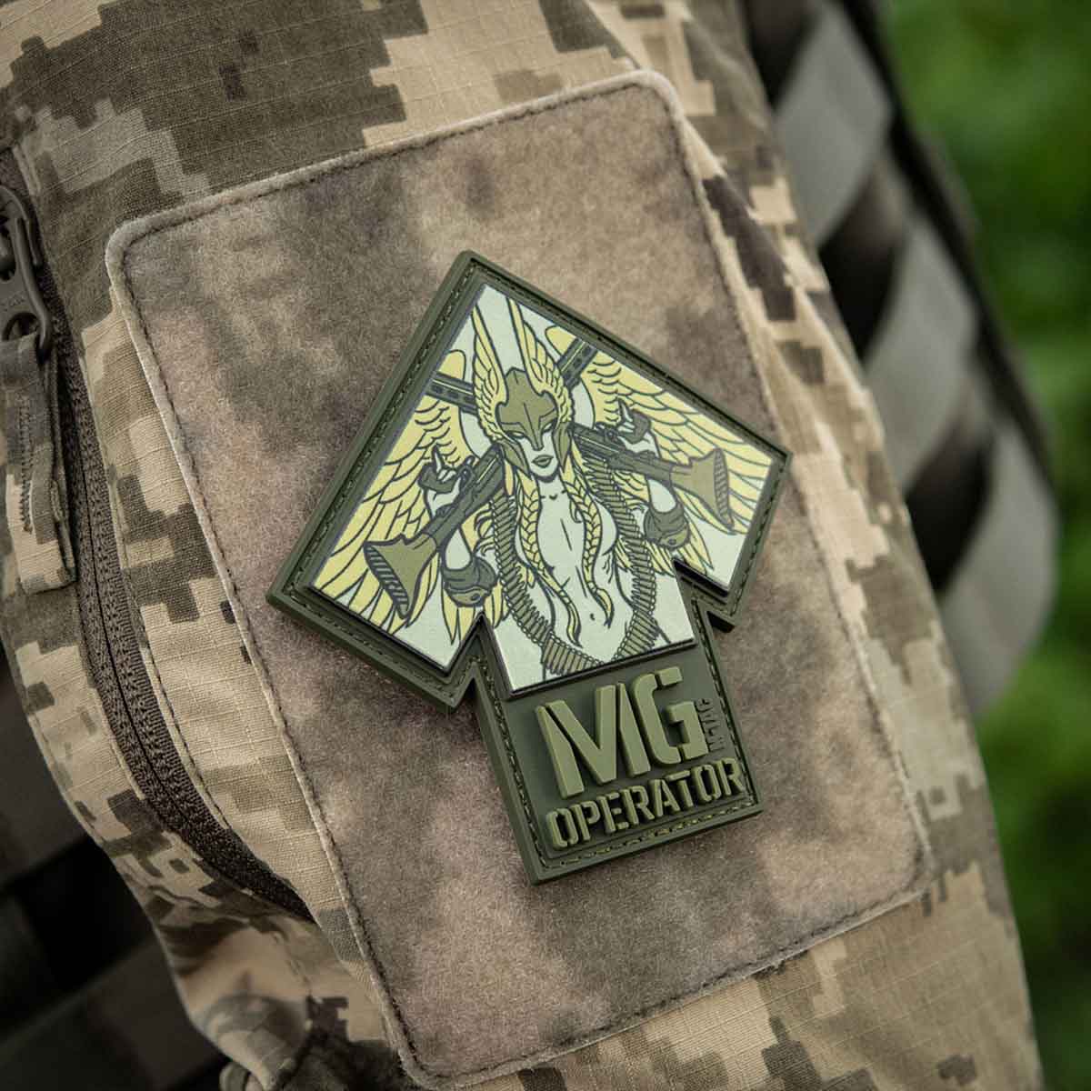 M-Tac MG Operator PVC patch - Ranger Green