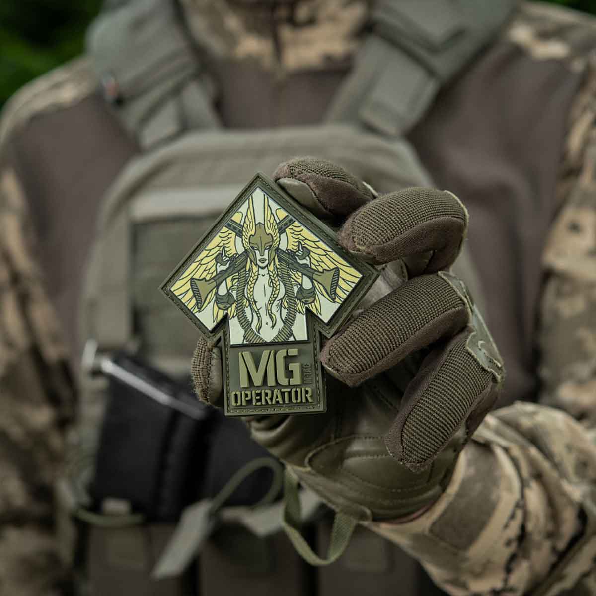 M-Tac MG Operator PVC patch - Ranger Green